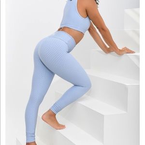 Croco Skin Leggings Something Blue— Booty by Brabants